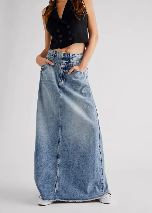 Jean Trend 2023: Maxi Skirt