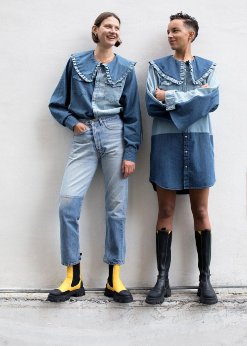 Denim Collar and Jeans